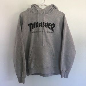 thrasher logo hoodie