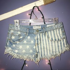 Stars and Stripes Denim Shorts