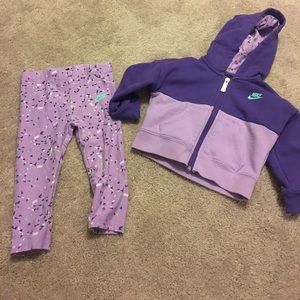 Nike jacket and leggings