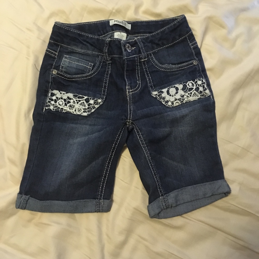 Denim shorts