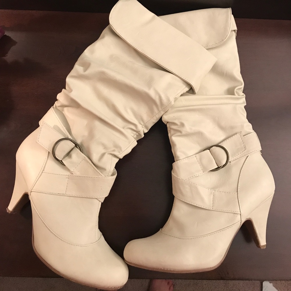 Charolette Russe Ivory Boots
