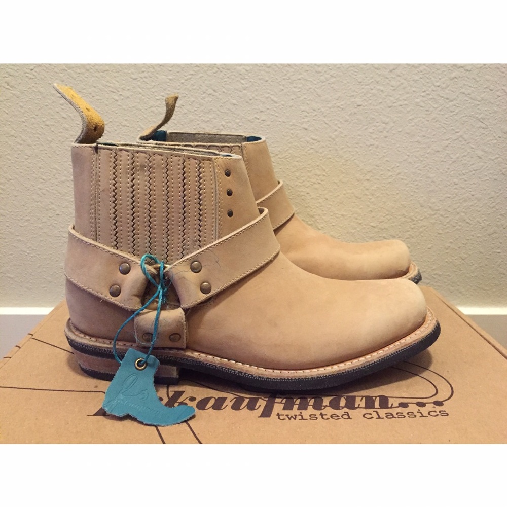 pskaufman Tolteca Harness Ankle Boots