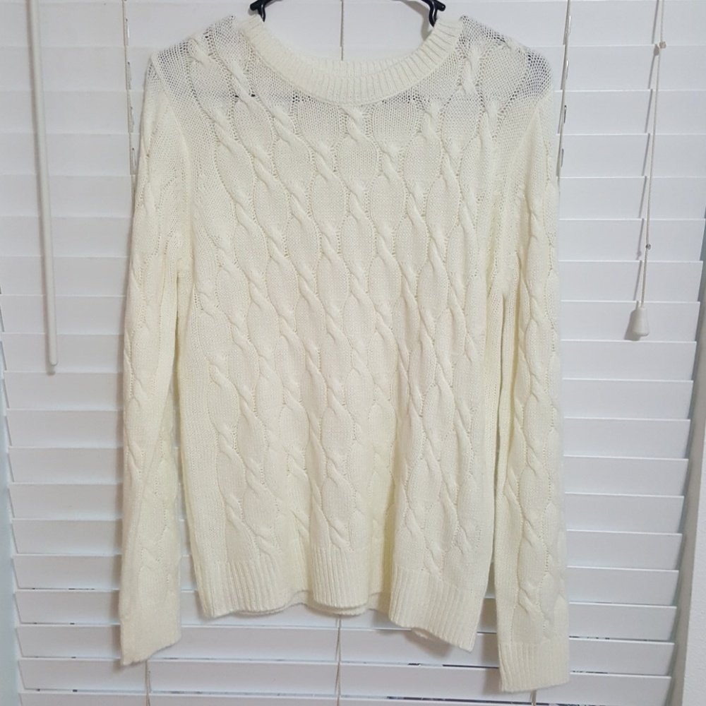 Forever 21 white sweater