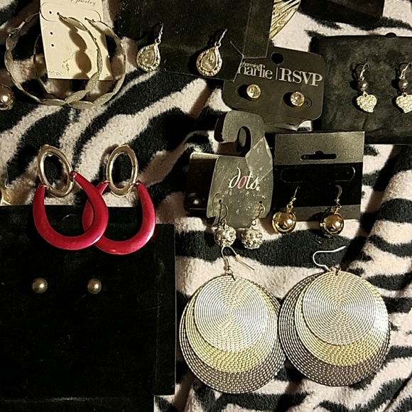 Lot of Earrings <21 pairs> Pierced Earrings - Picture 5 of 7