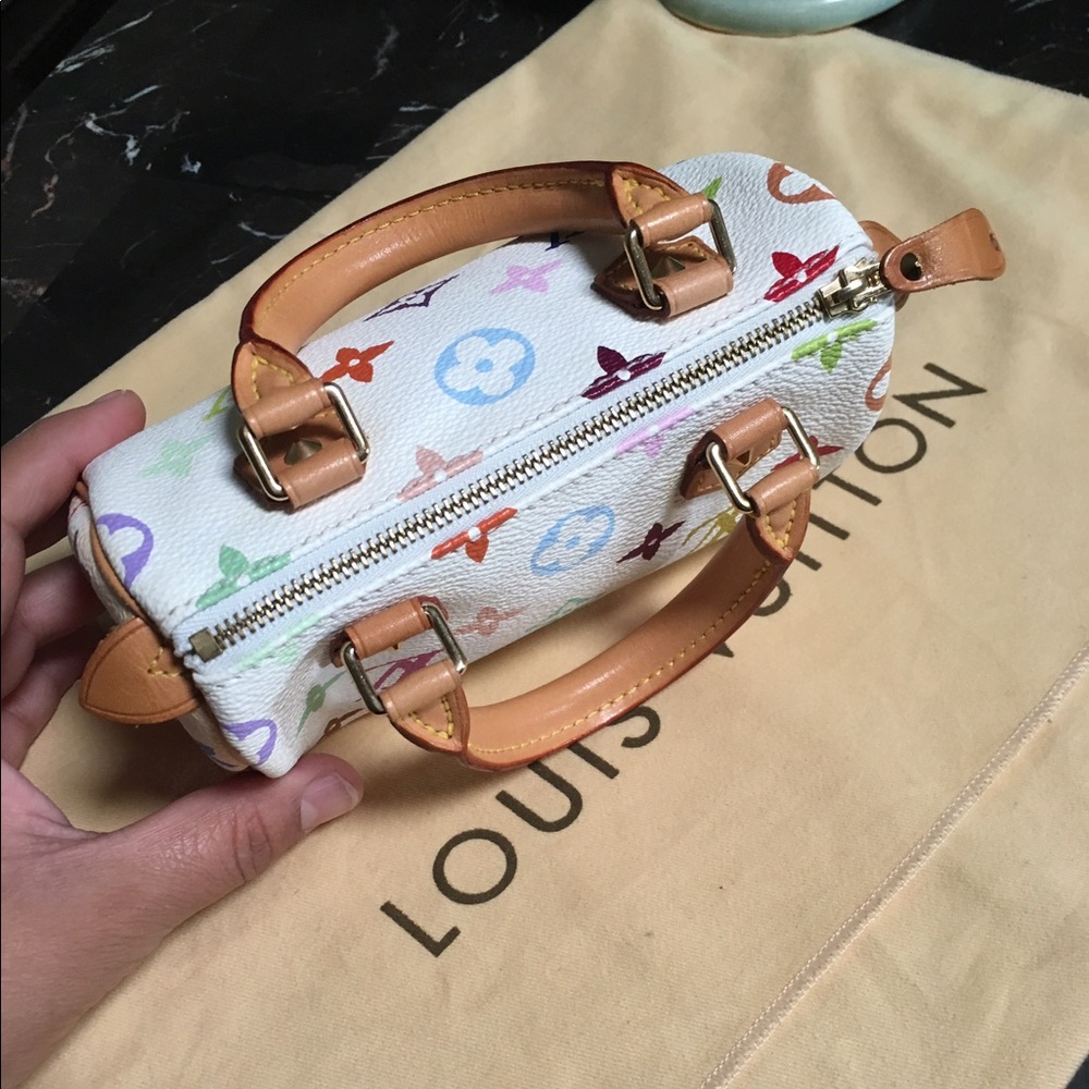 Authentic LV Speedy mini multicolor - Picture 4 of 7