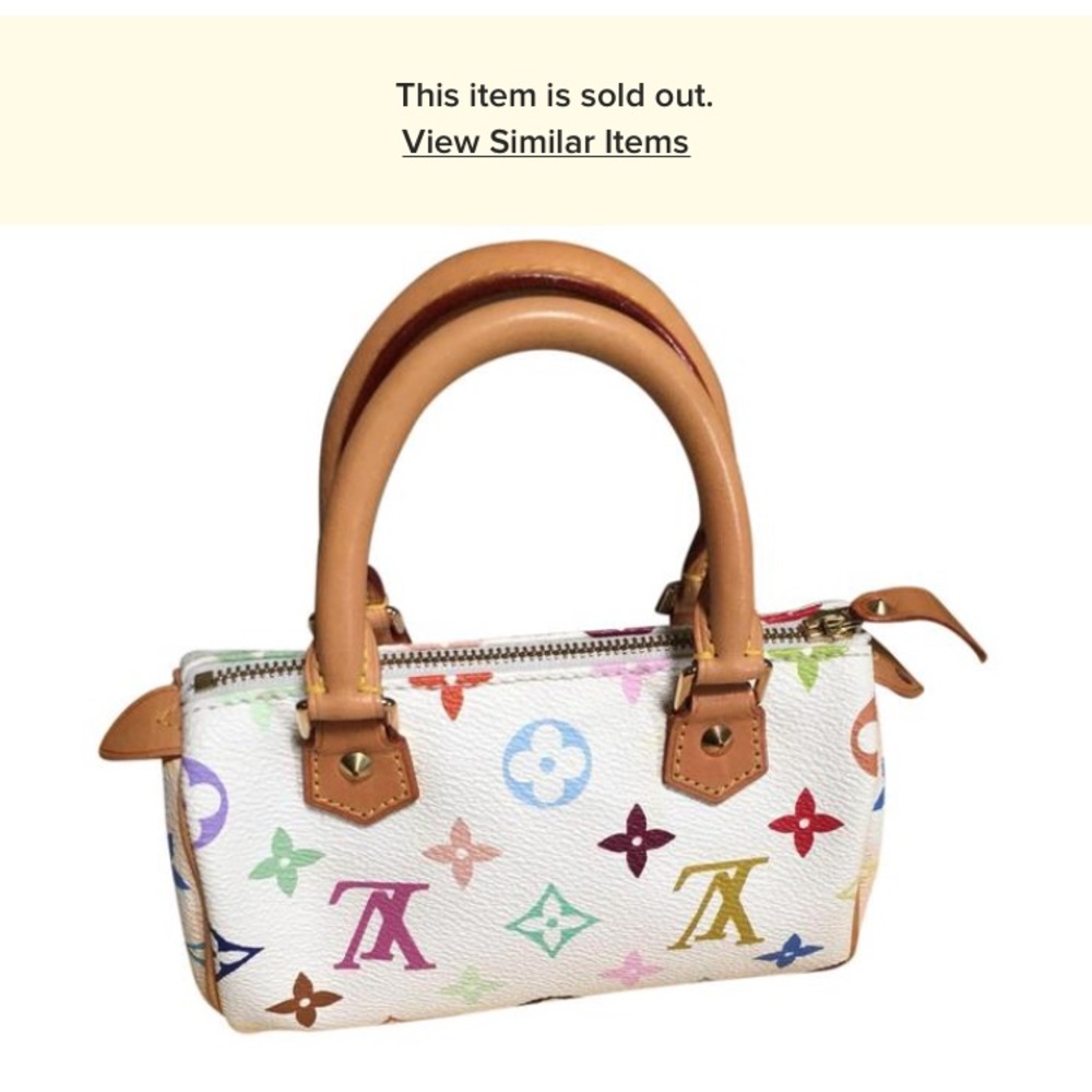 Authentic LV Speedy mini multicolor