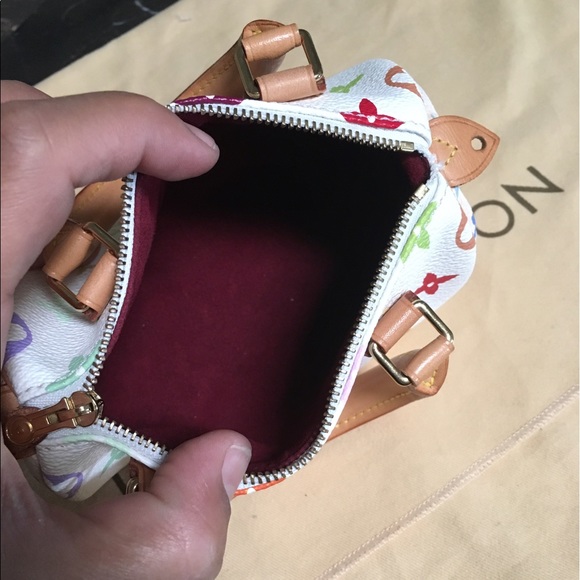 Authentic LV Speedy mini multicolor - Picture 5 of 7