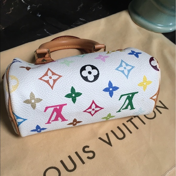 Authentic LV Speedy mini multicolor - Picture 6 of 7