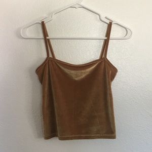 gold velvet brandy tank