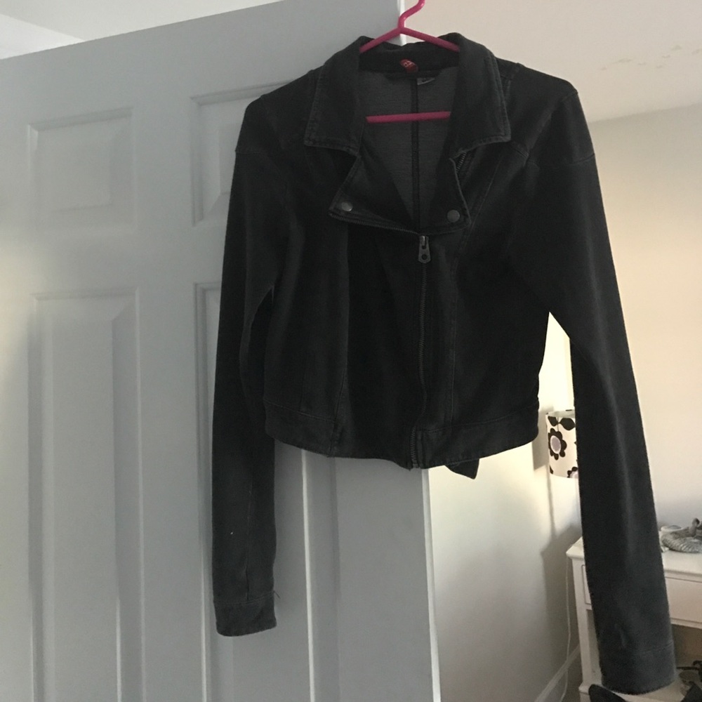 H&M dark denim jacket