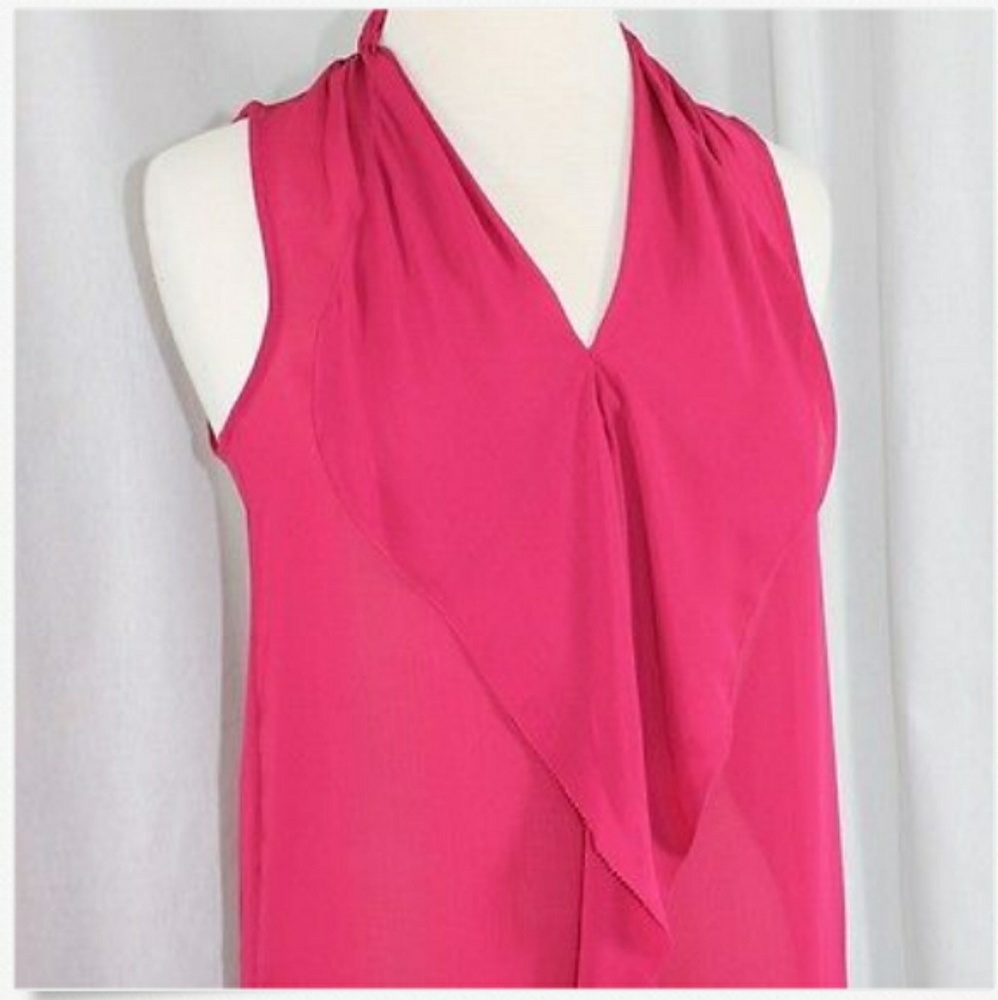 MICHAEL MICHAEL KORS WOMENS Pink Sleeveless Blouse Size S