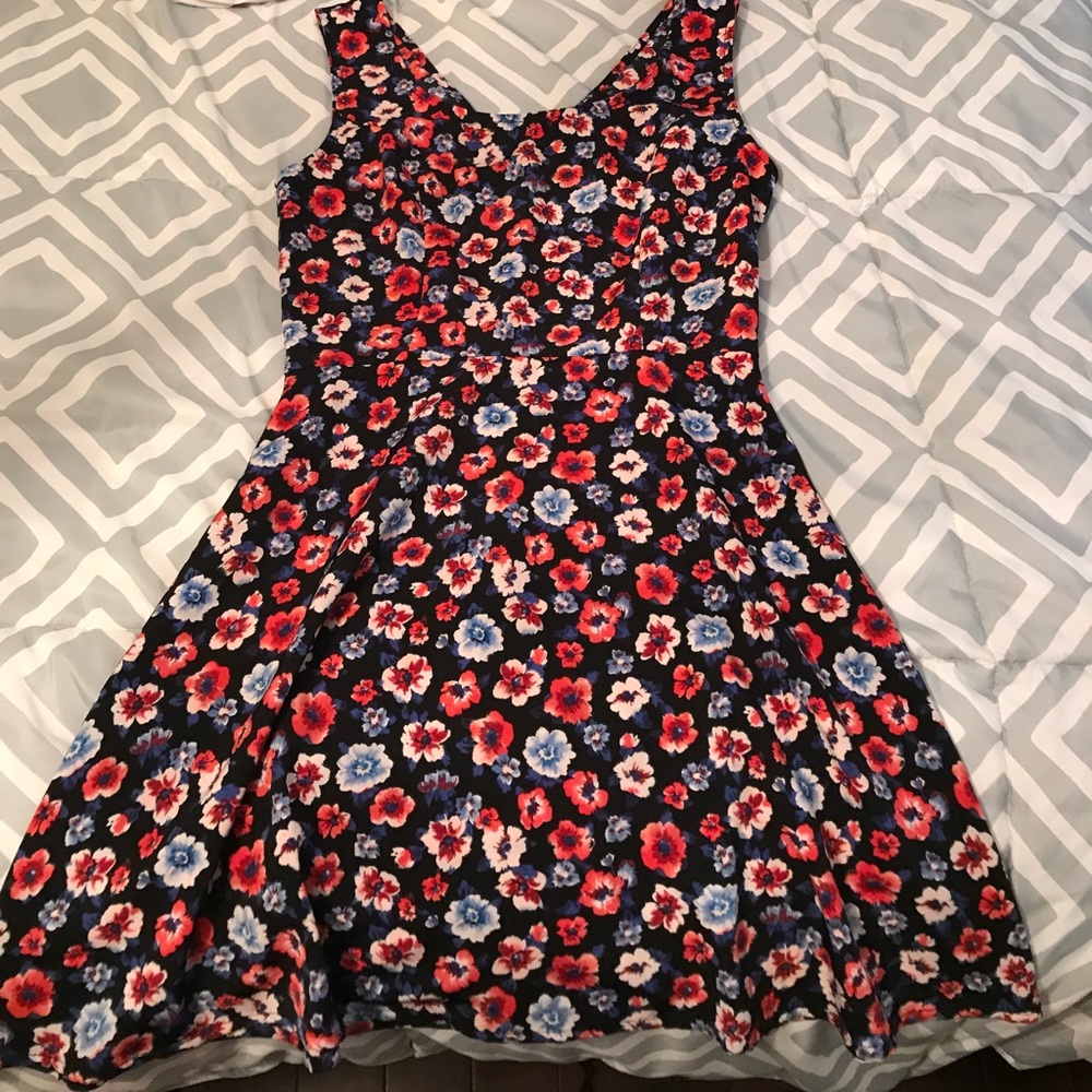 Forever 21 floral skater dress