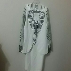 Cream and Brown suit