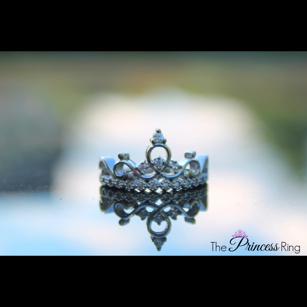 Princess Crown 925 Silver Anti Tarnish Ring