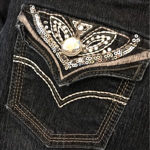 Roz & Ali Jeans Dress Barn Sparkle Bling