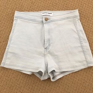 American Apparel High Waisted Shorts