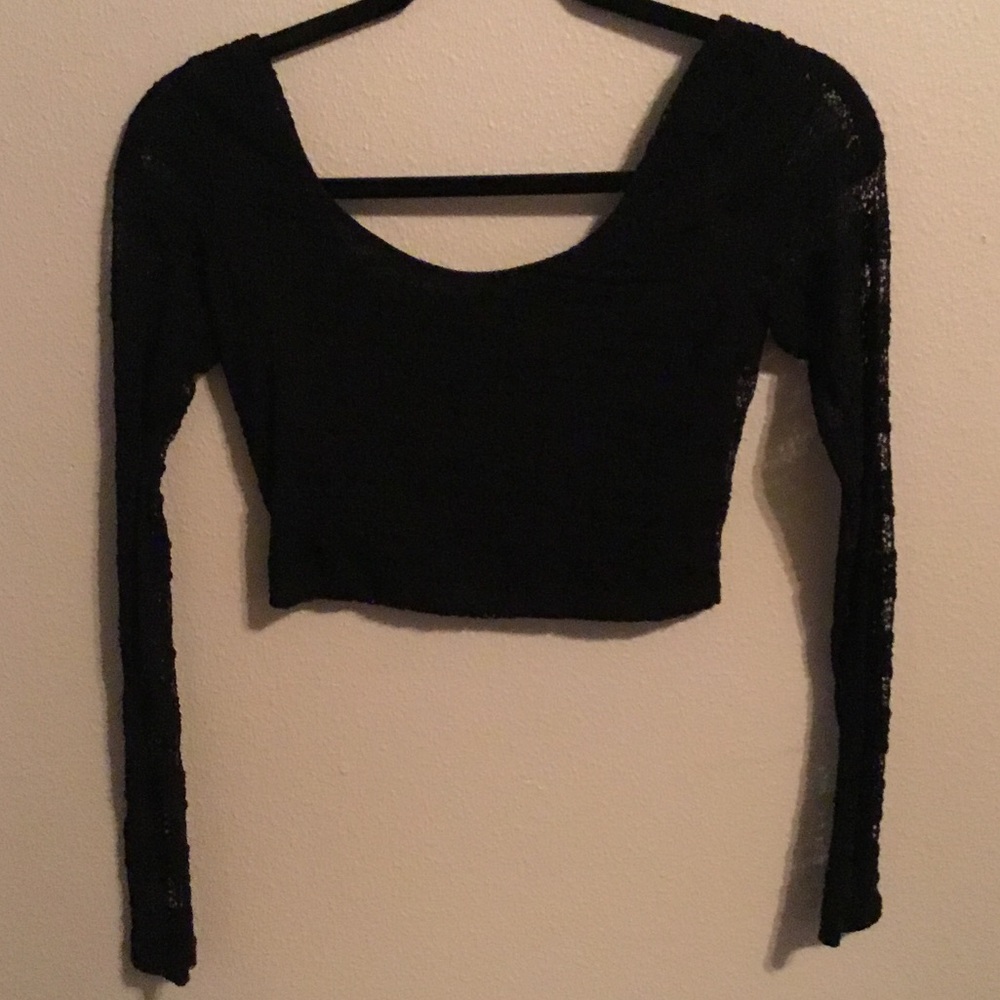 Lace crop top