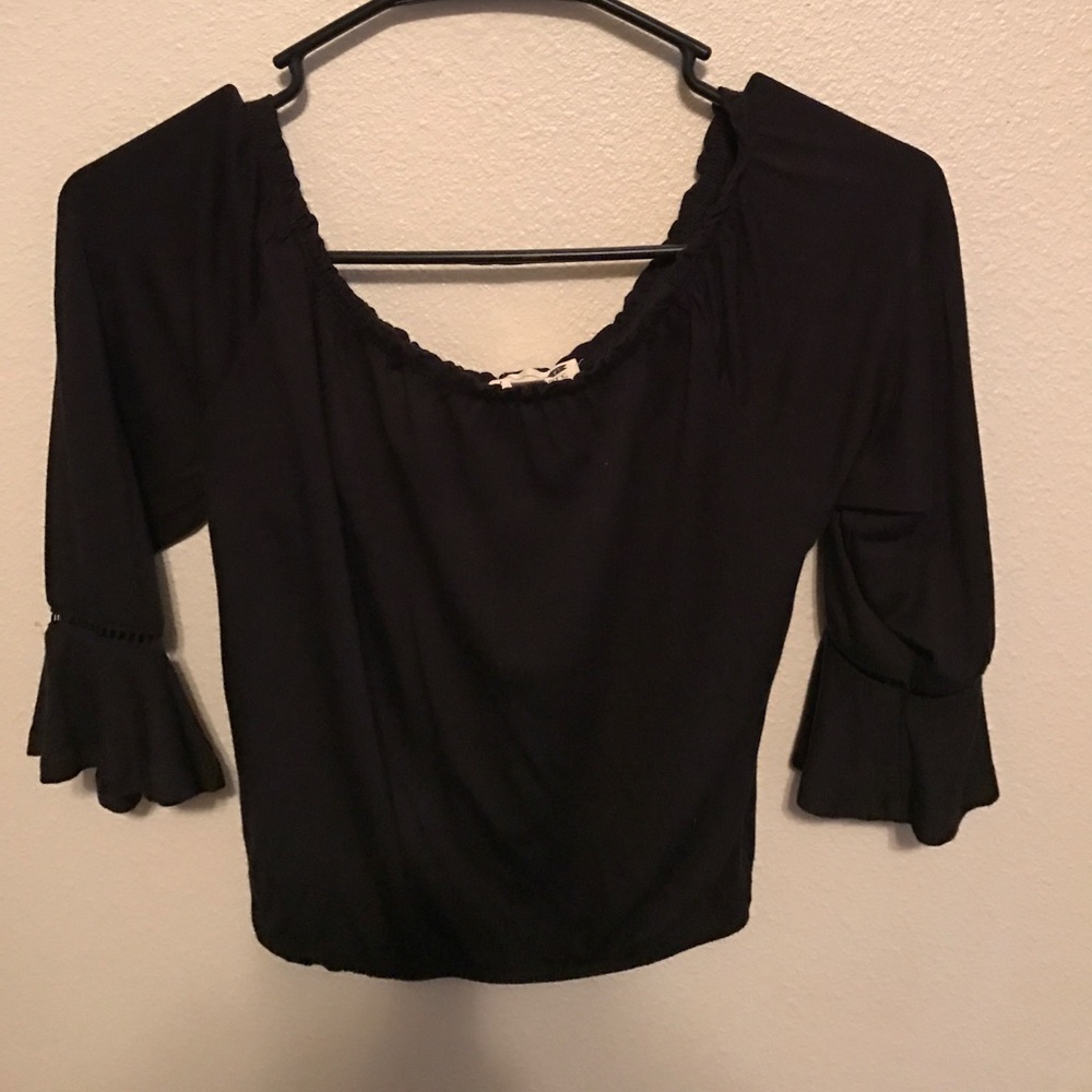 Black off the shoulder
