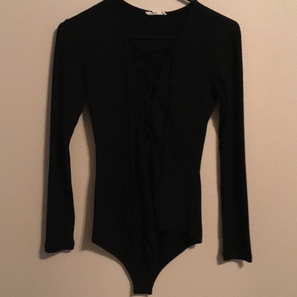 Lace up bodysuit