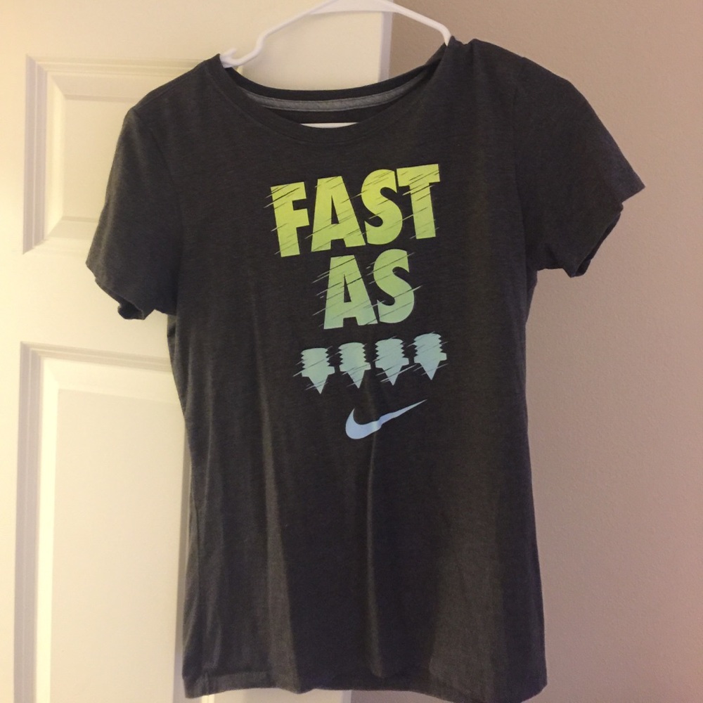 Nike shirt.
