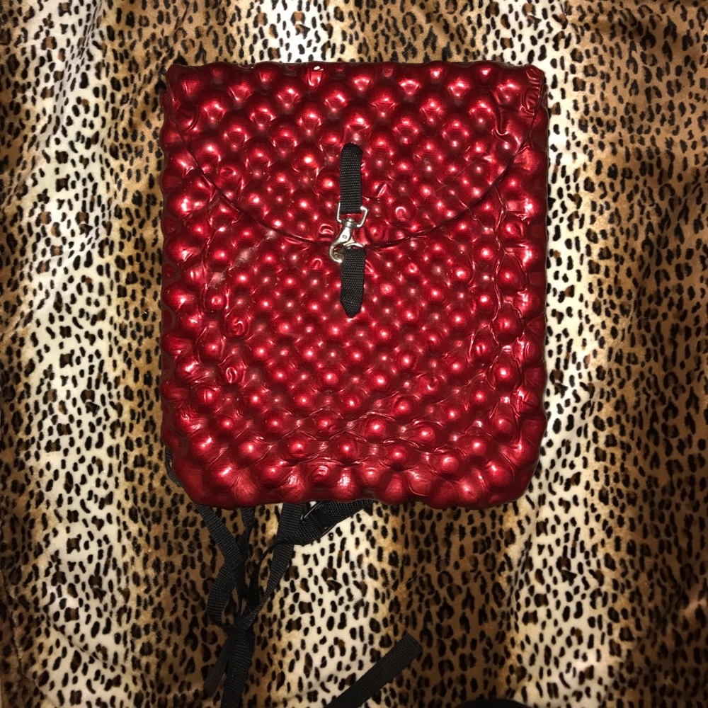 My bubble bag backpack 90s 1990s vintage red