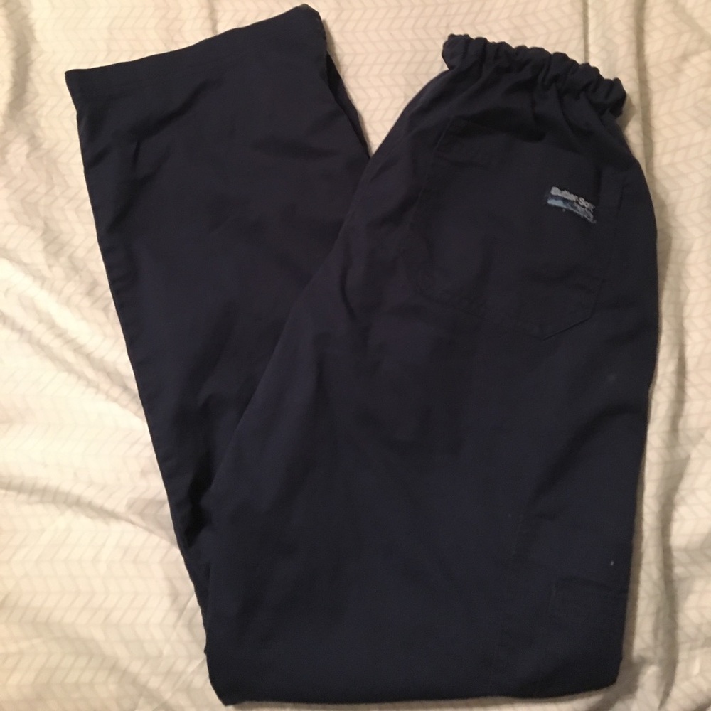 Navy Blue Scrub Pants