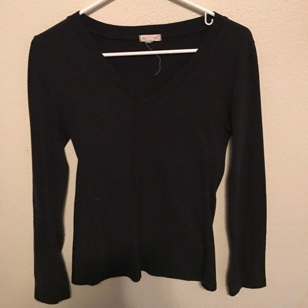 Plain black long sleeve