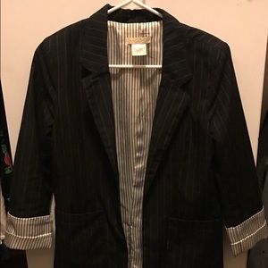 Billabong pin striped blazer