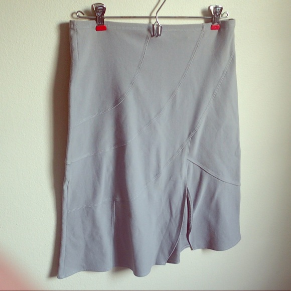 Moa Moa from Dillard's grey stretch pencil skirt - Picture 4 of 6