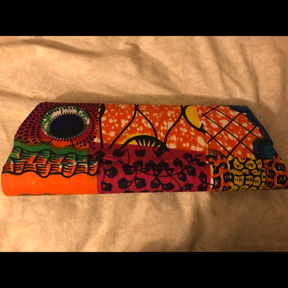 African Print Clutch