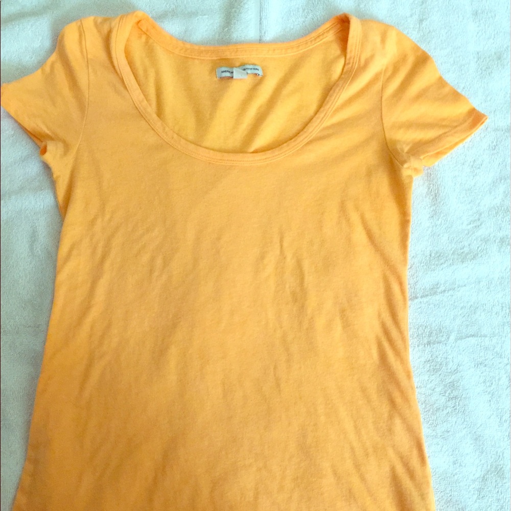 Tangerine shirt to brighten your day!