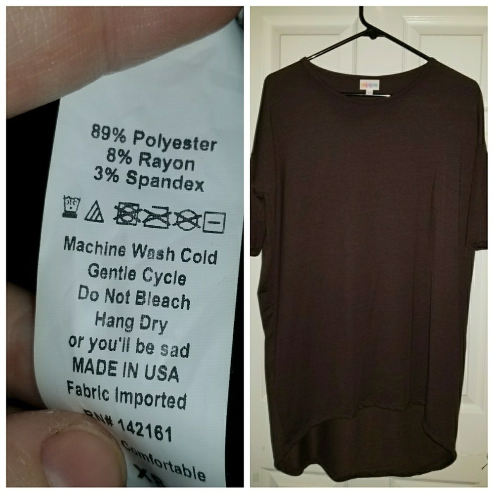 Lularoe Brown Irma XS