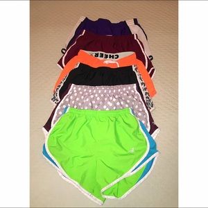 6 Pairs of Ladies Athletic Shorts