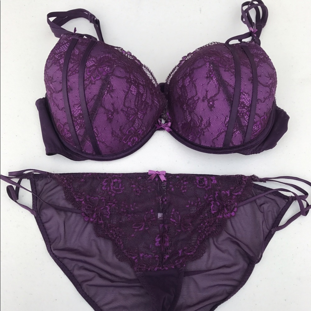 Adore Me Abela push up bra & panty set.