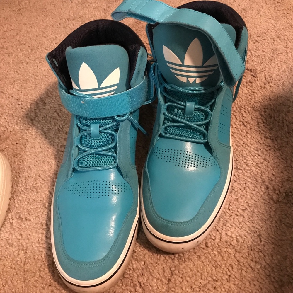 Blue adidas