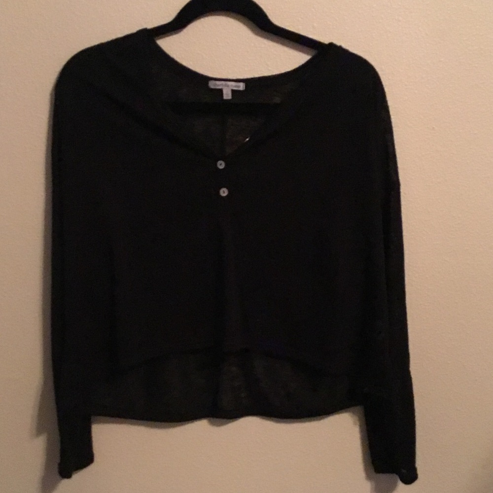 High low long sleeve