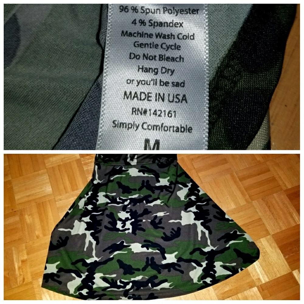 Lularoe Camo Azure M