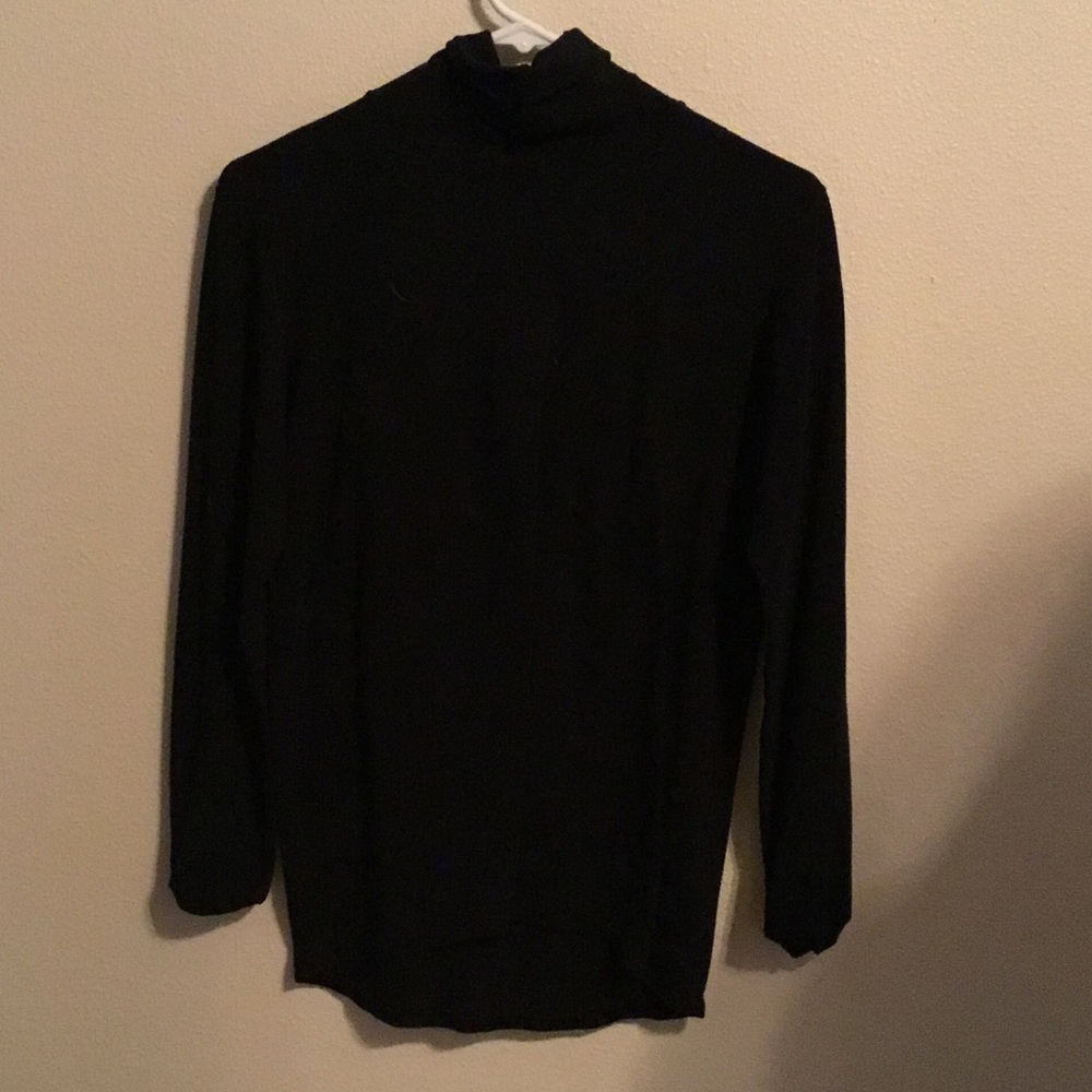 Black turtle neck