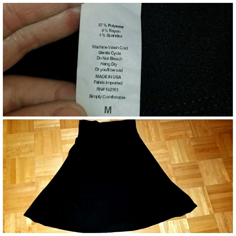 Lularoe Black Azure M