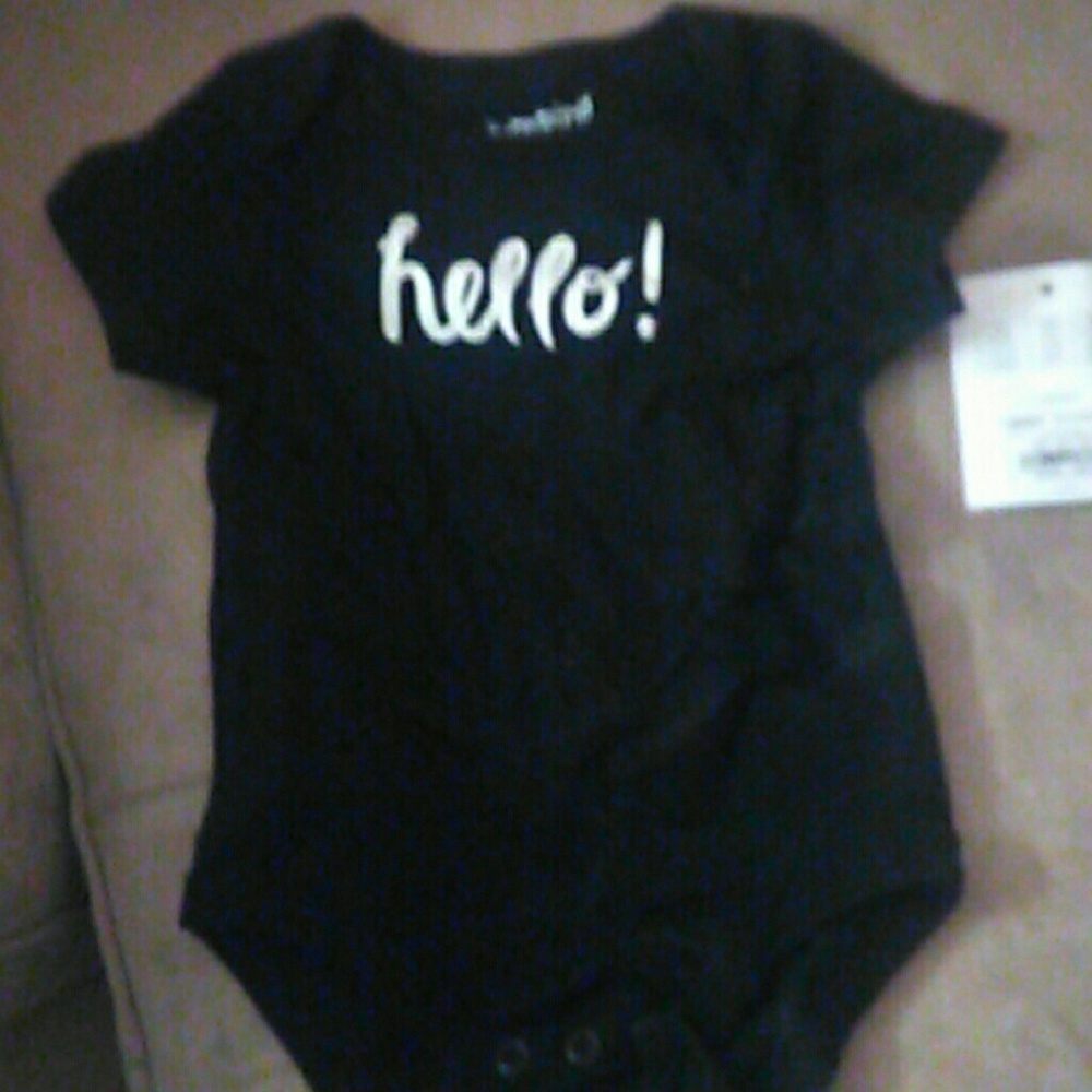 NWT Jumping Beans NB Boy or Girl Black Jumper