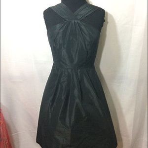 Banana Republic Halter Black Nylon Dress