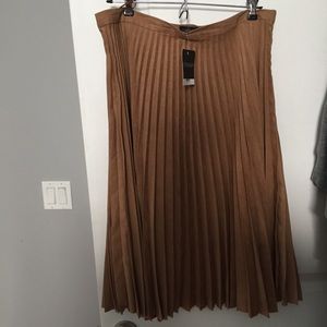 Top Shop pleated skirt size 12 NWT