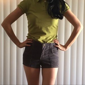 American Apparel grey corduroy shorts SZ.25