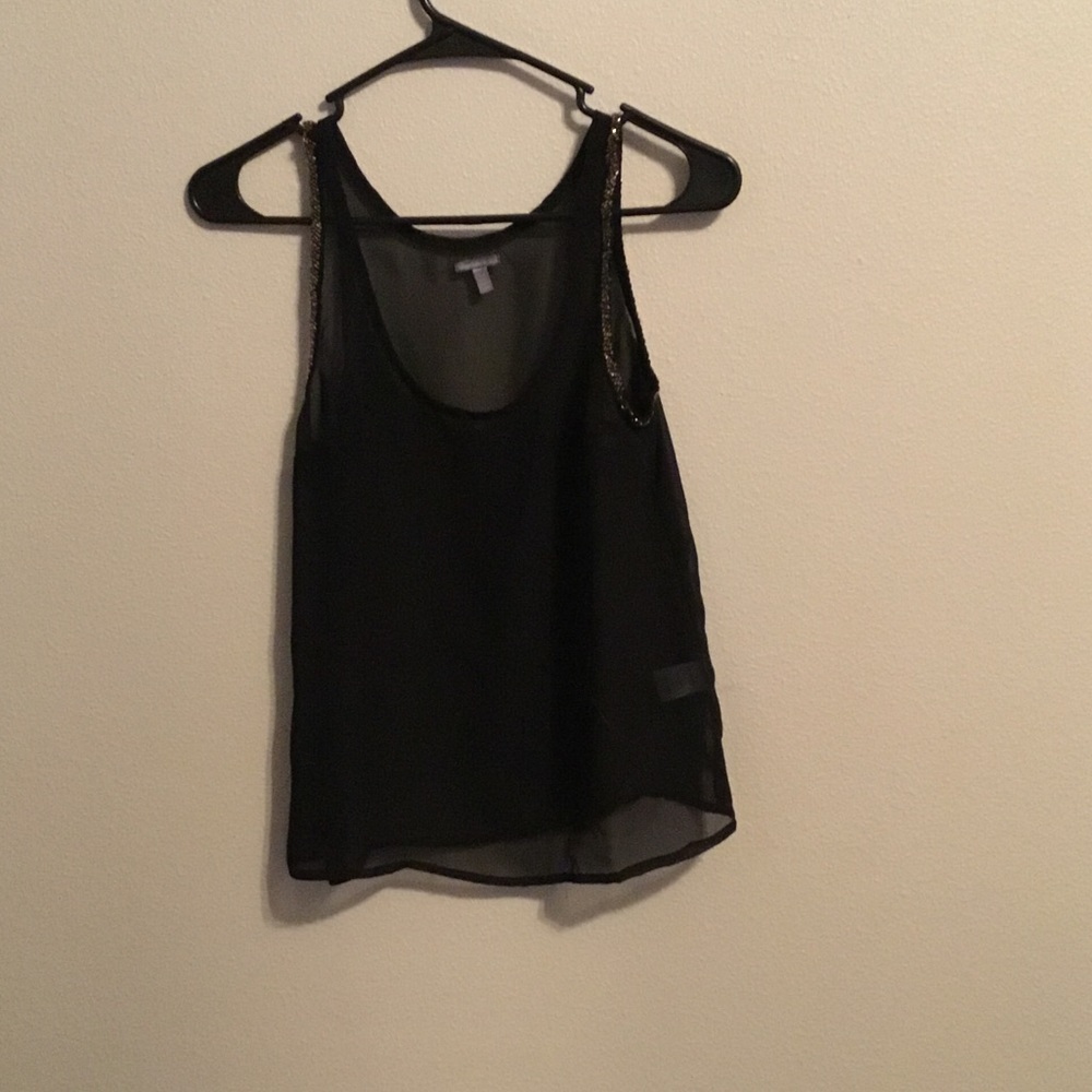 Black sheer tank