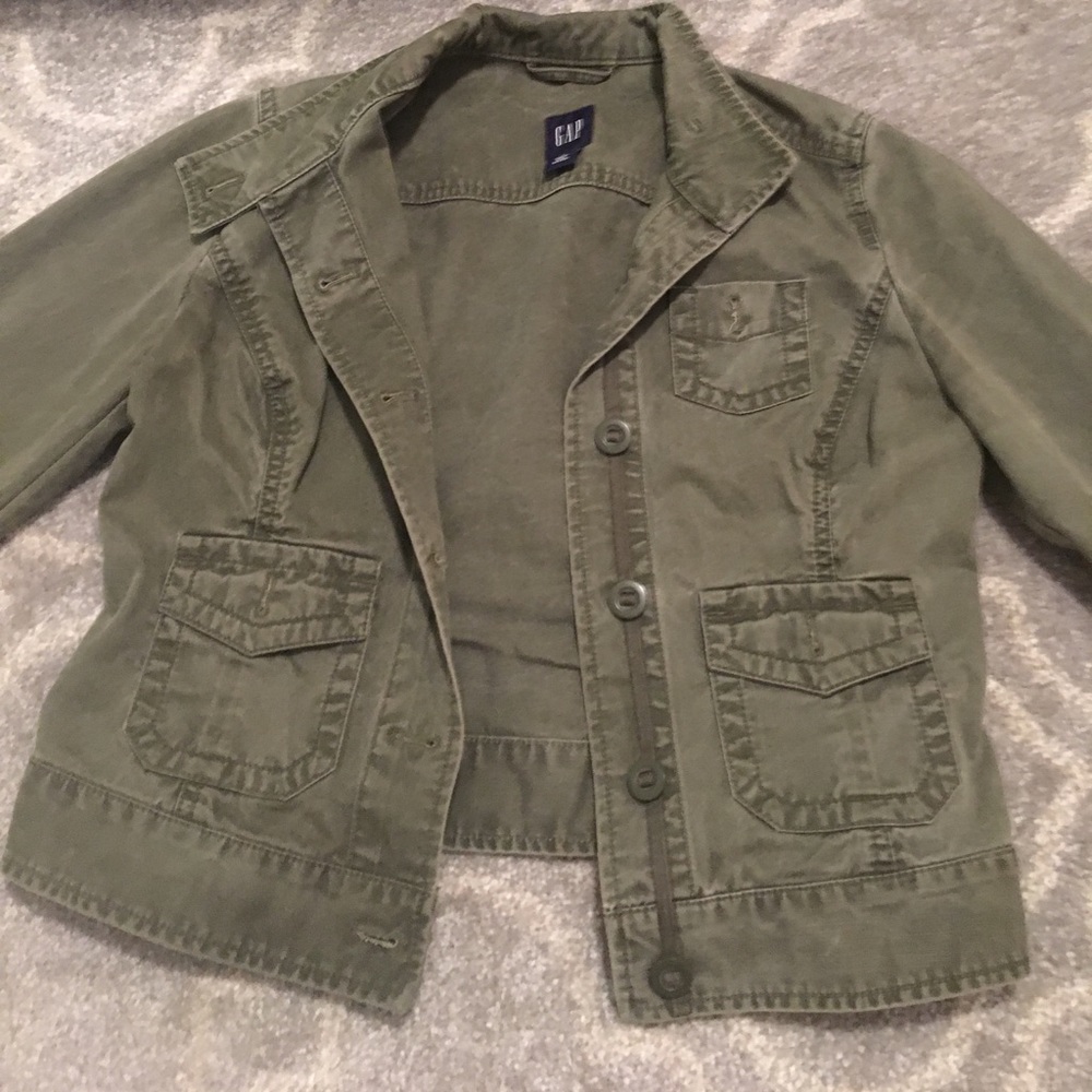 GAP green jacket