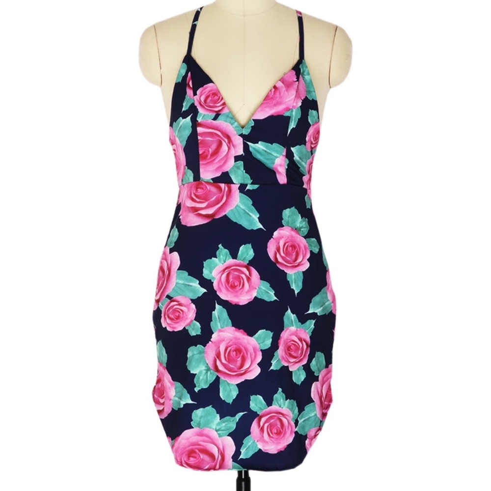 NWT floral mini dress