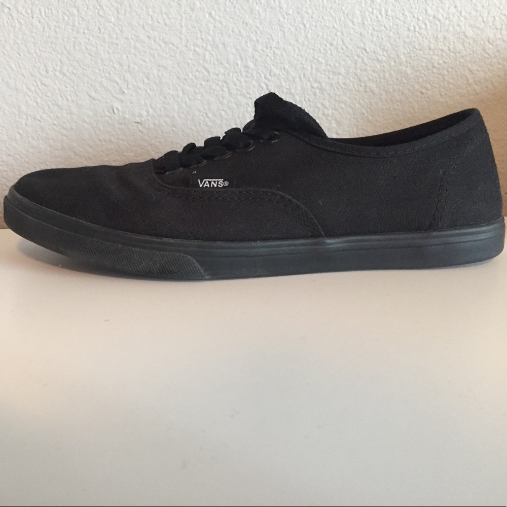 All Black Vans