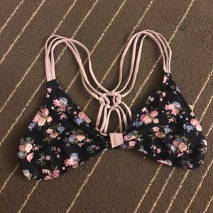 Abercrombie floral bikini top