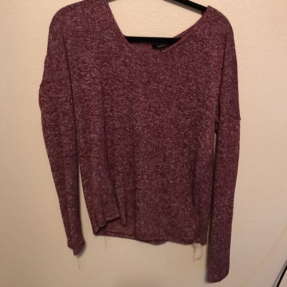 Purple sweater