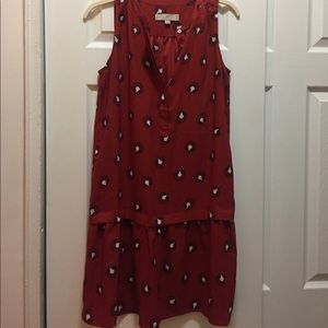 Ann Taylor Loft Drop Waist Dress Size Small